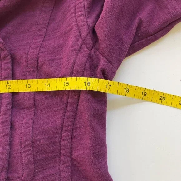 Dex Double Breasted Blazer Jacket Womens size Small Pet Fitted Dress Coat Purple - Picture 6 of 8